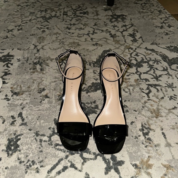 kelly and katie black heels size 8 - Picture 2 of 3
